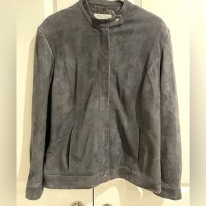 Mens brooks brothers genuine leather shell jacket lining